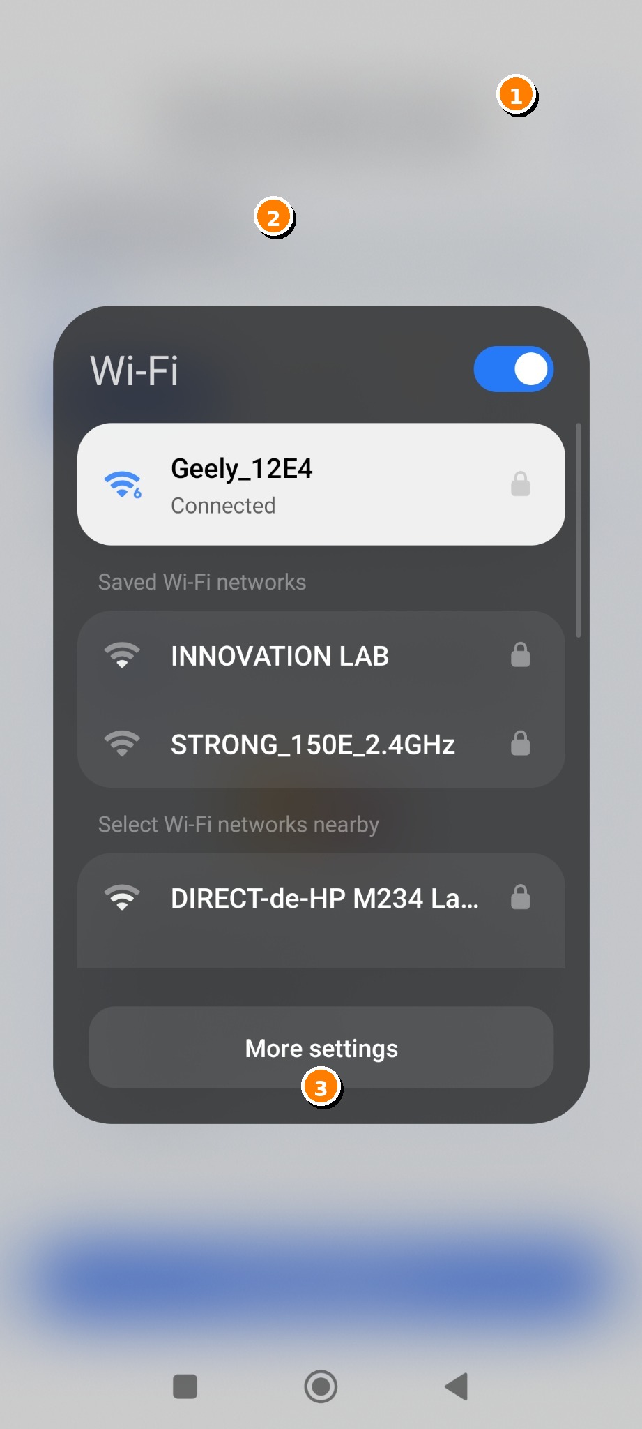 Označeni prikaz koraka 15: 15. Primjer HeadUnit Wi-Fi veze