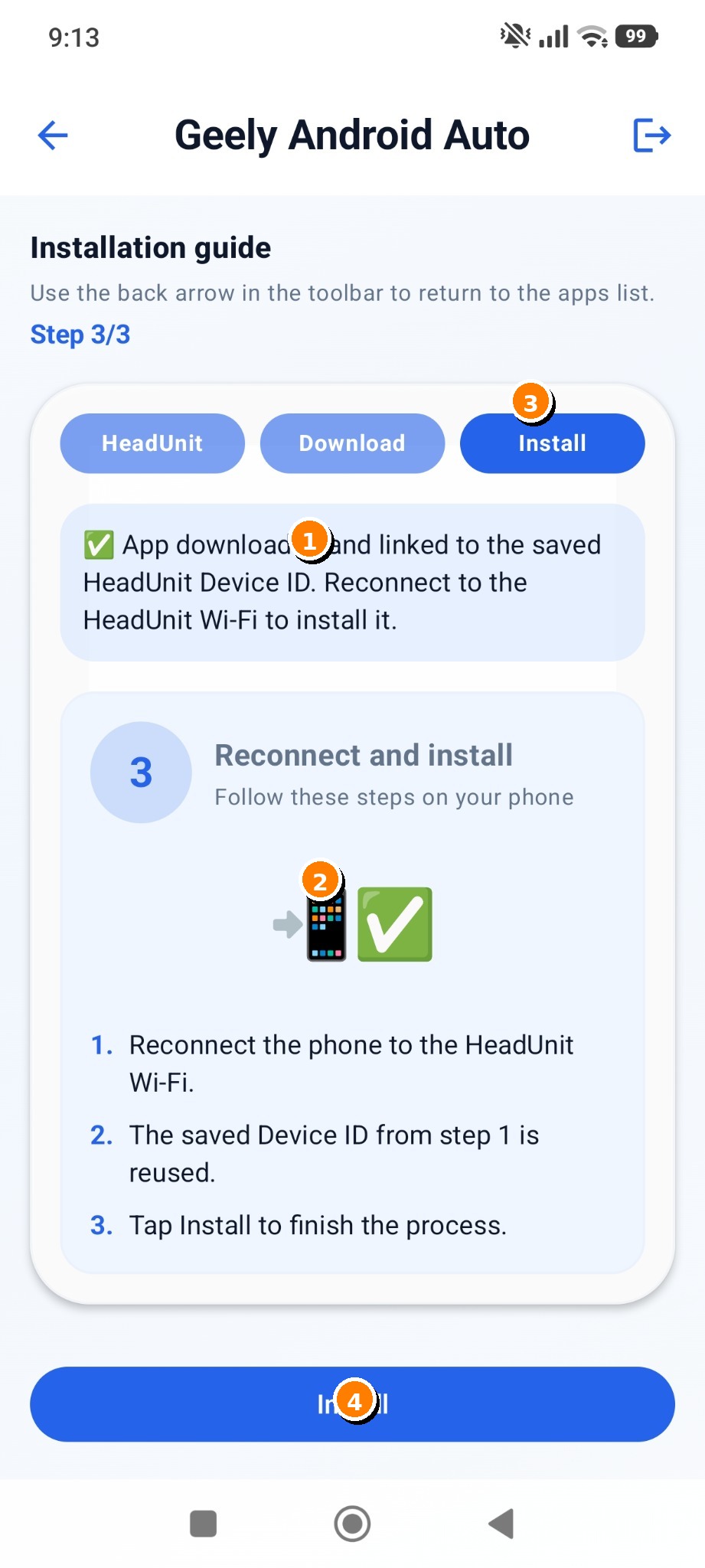 Označeni prikaz koraka 17: 17. Step 3/3 – ponovno spajanje i instalacija