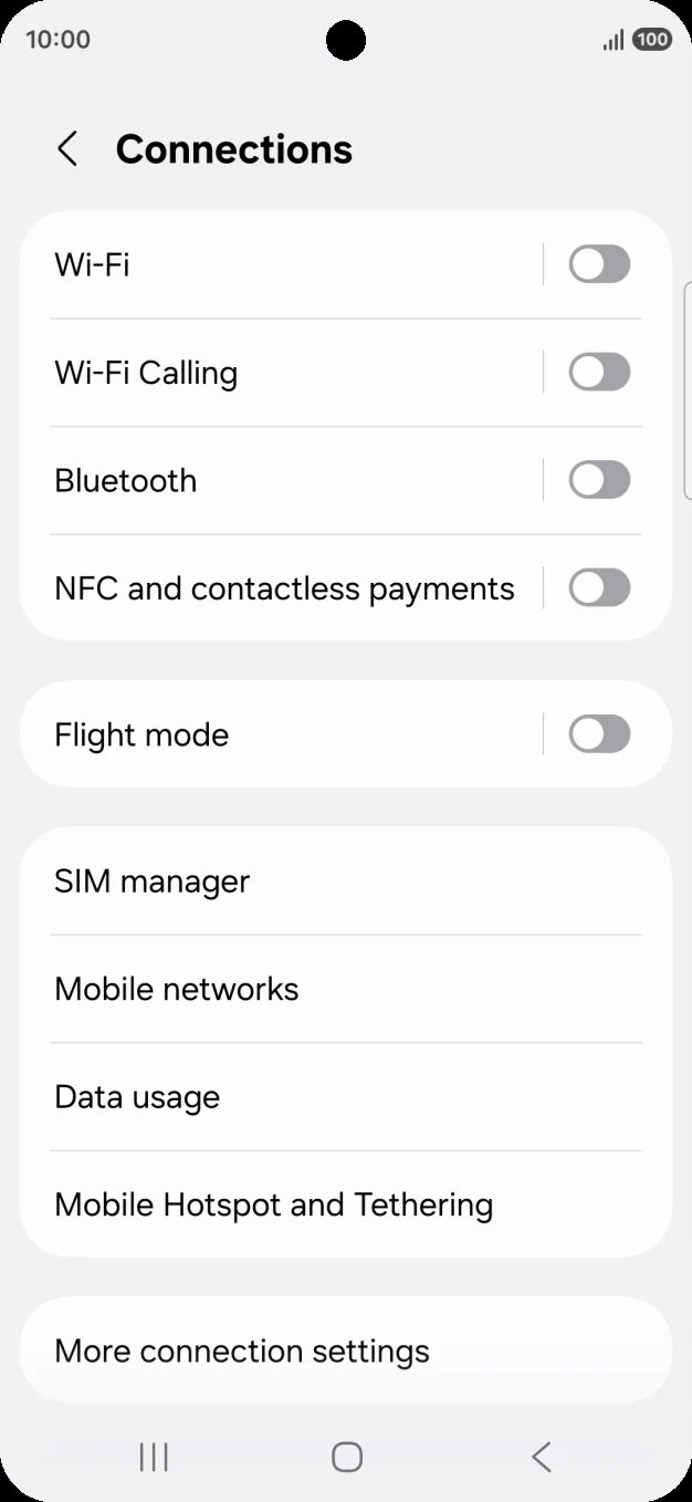 2. Otvorite Data usage - Samsung One UI