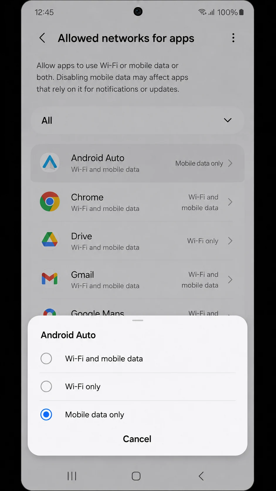 6. Provjerite postavku - Samsung One UI